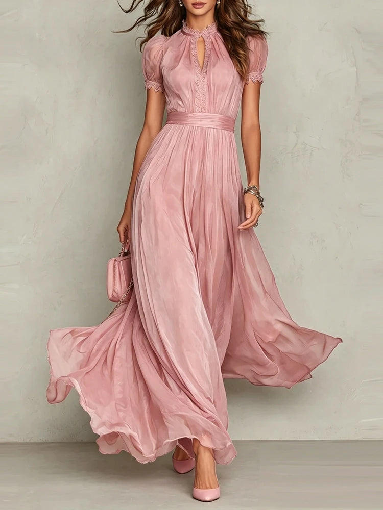 Abito Lungo Pizzo Vintage