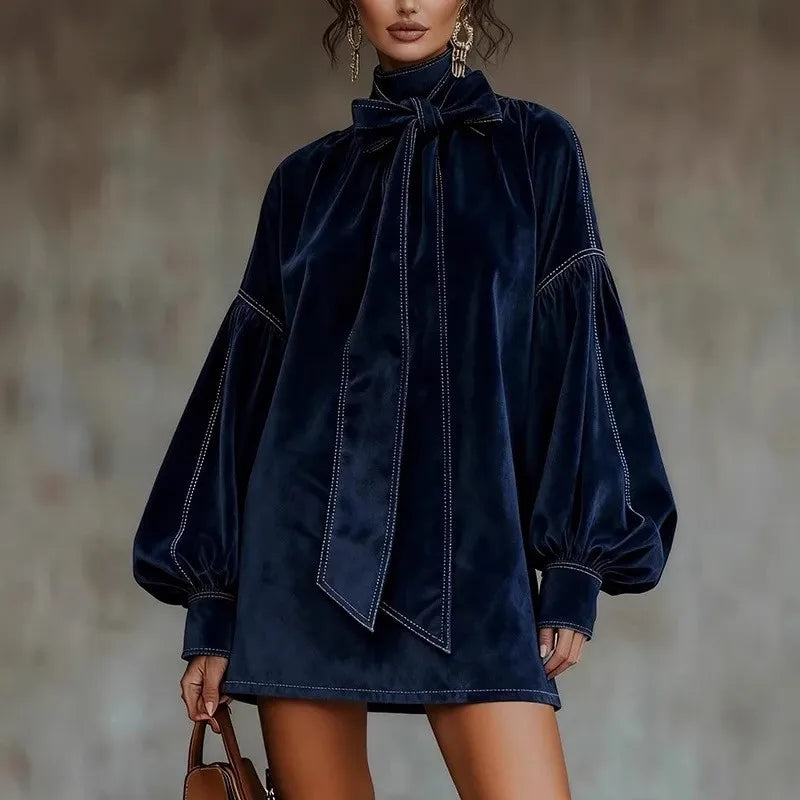 Abito Vintage Collo Alto