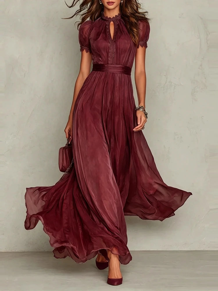 Abito Lungo Pizzo Vintage