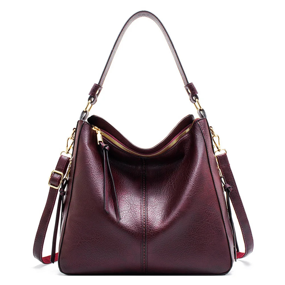 Luxury Handbags Women Bags Designer Faux Leather Bags For Women Hobos Europe Crossbody Bag Ladies Vintage Large Tote Bags