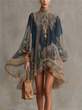 Abito Chiffon Stampato