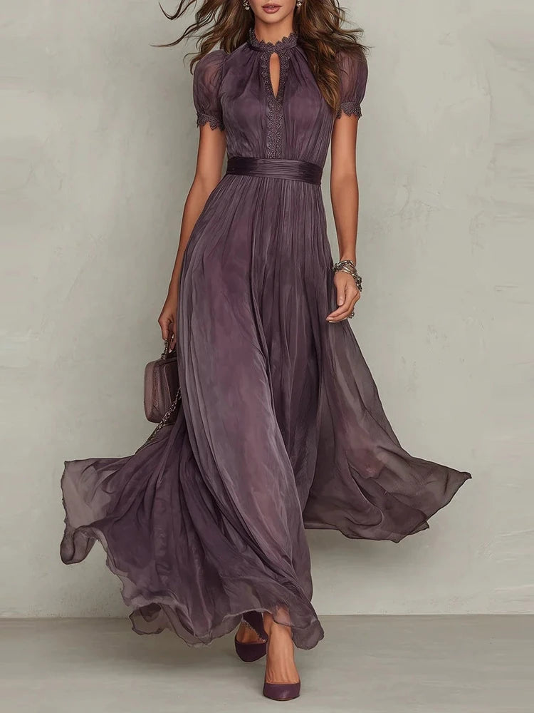 Abito Lungo Pizzo Vintage