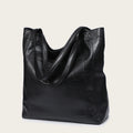 Women's Shoulder Bag Oil Wax Leather Large Capacity Fashionable New Big Tote Bag Retro Soft Leather Oversized Shopping Handbag