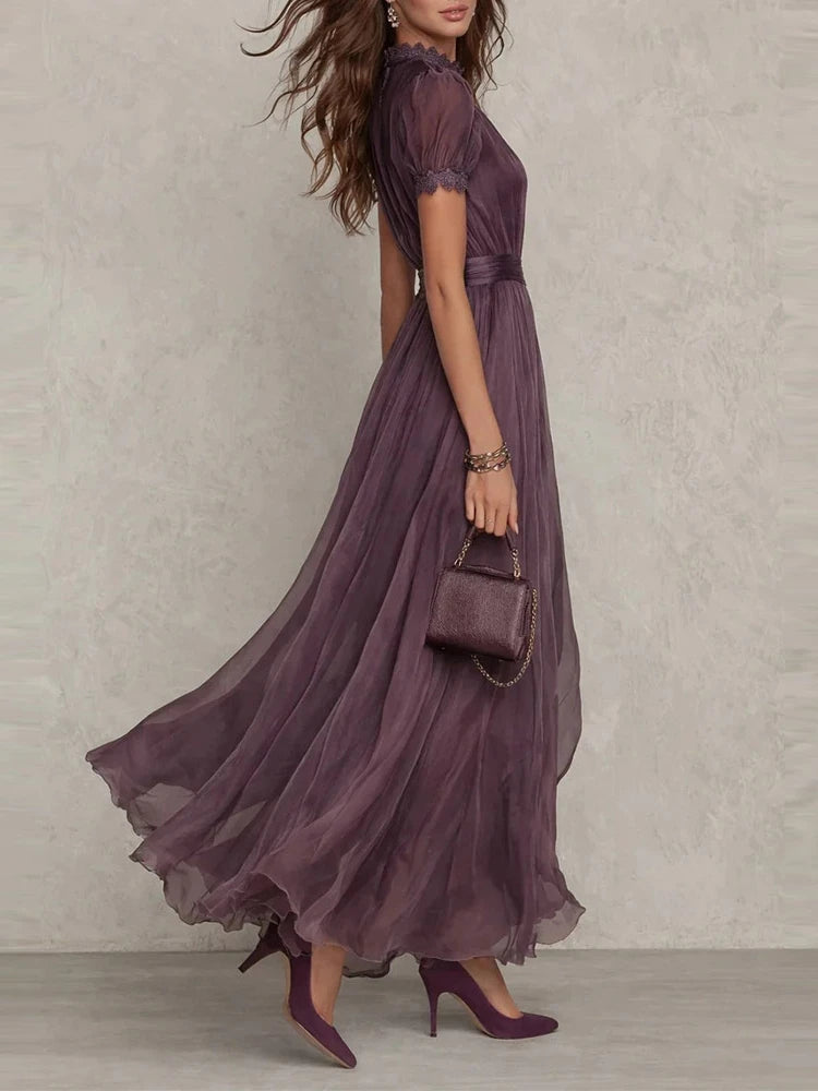 Abito Lungo Pizzo Vintage