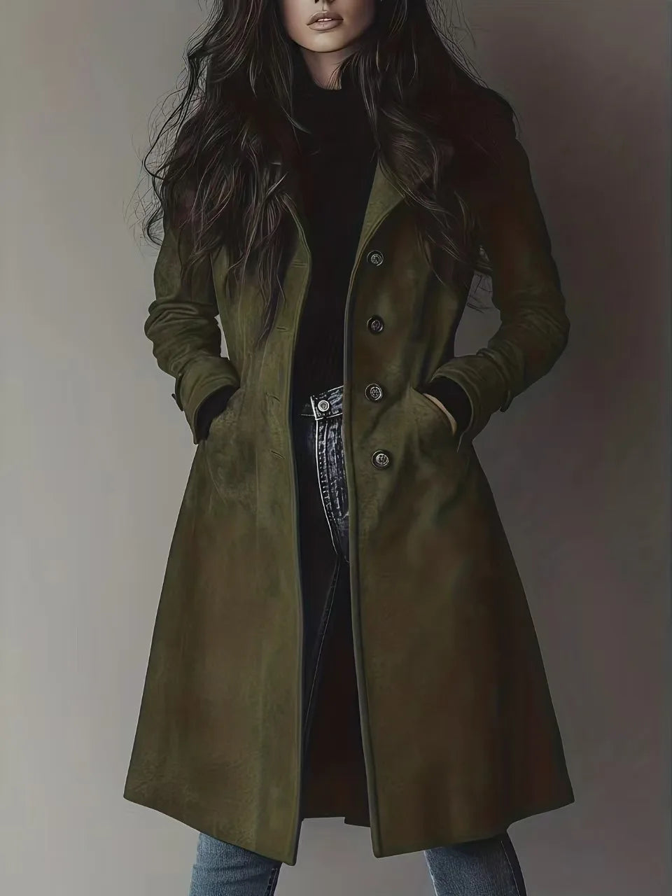 Trench Scamosciato